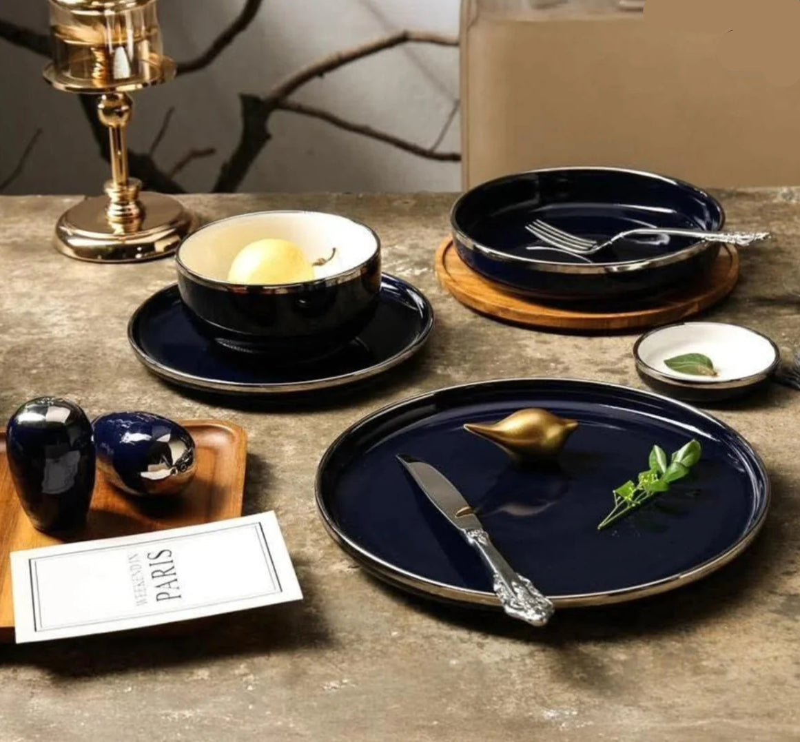 Neonavy 28 Plate Modern Porcelain Dinner Set – kitchenkey