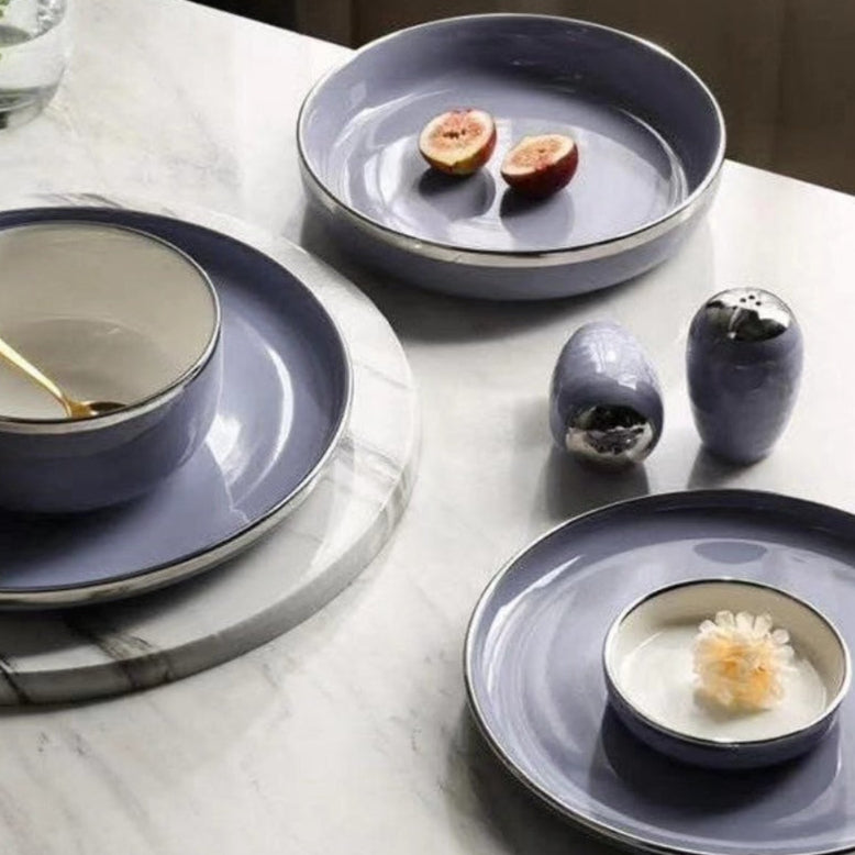 Neogray 28 Plate Modern Porcelain Dinner Set
