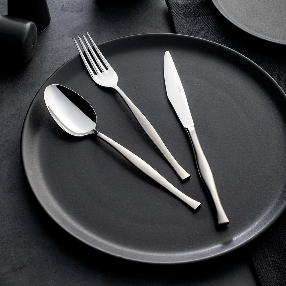 Beltn  طقم أدوات مائدة (٢٤ قطعة) | ستانلس ستيل فاخر ١٨ / ١٠