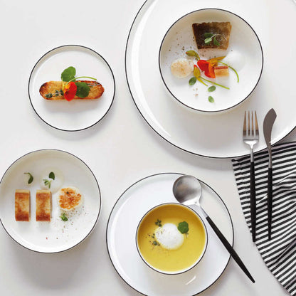 Moderna 32 Plate Porcelain Dinner Set