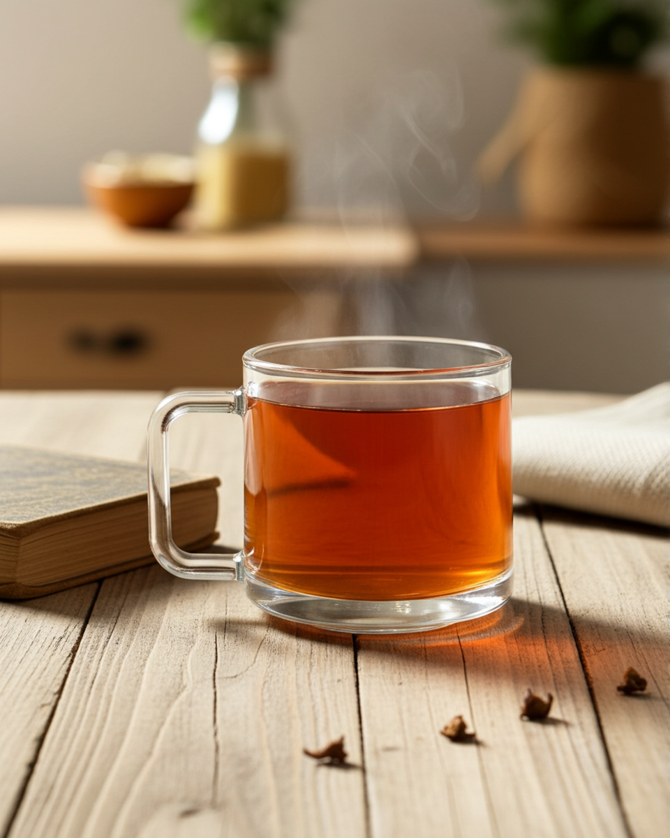 Elee Glass Mug Set of 6 | Elegant 216ml Tea & Coffee Cups | Modern Glassware with Square Grip