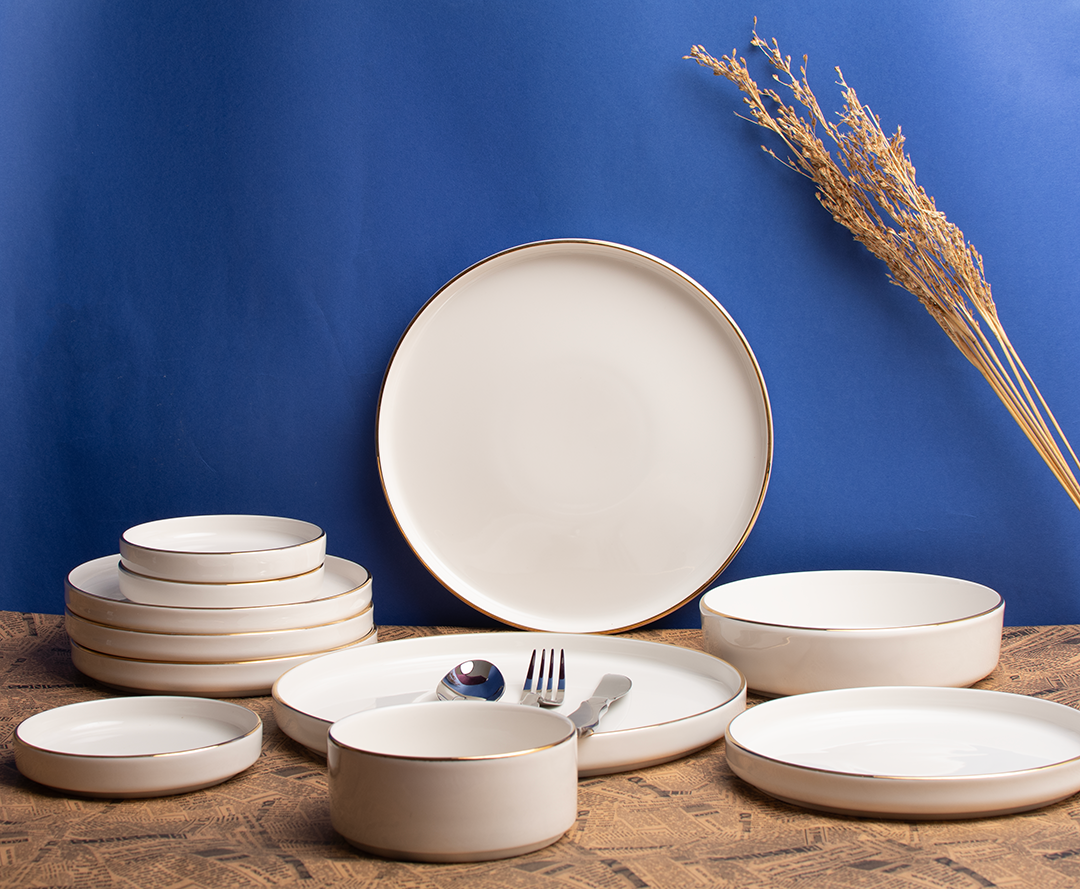 Neoclasik 30 Plate Modern Porcelain Dinner Set