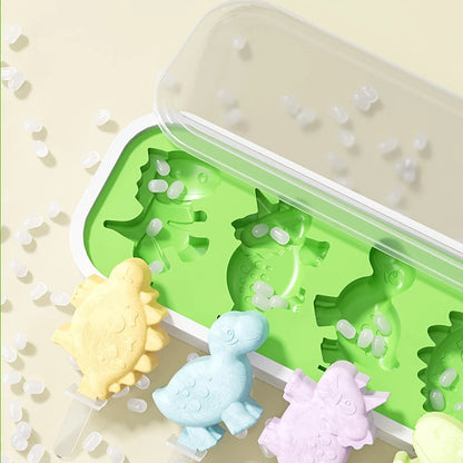 4-Pc Silicone Ice Cream Molds | BPA-Free Popsicle Makers for Homemade Treats | DIY Frozen Yogurt, Chocolate; Candy Molds