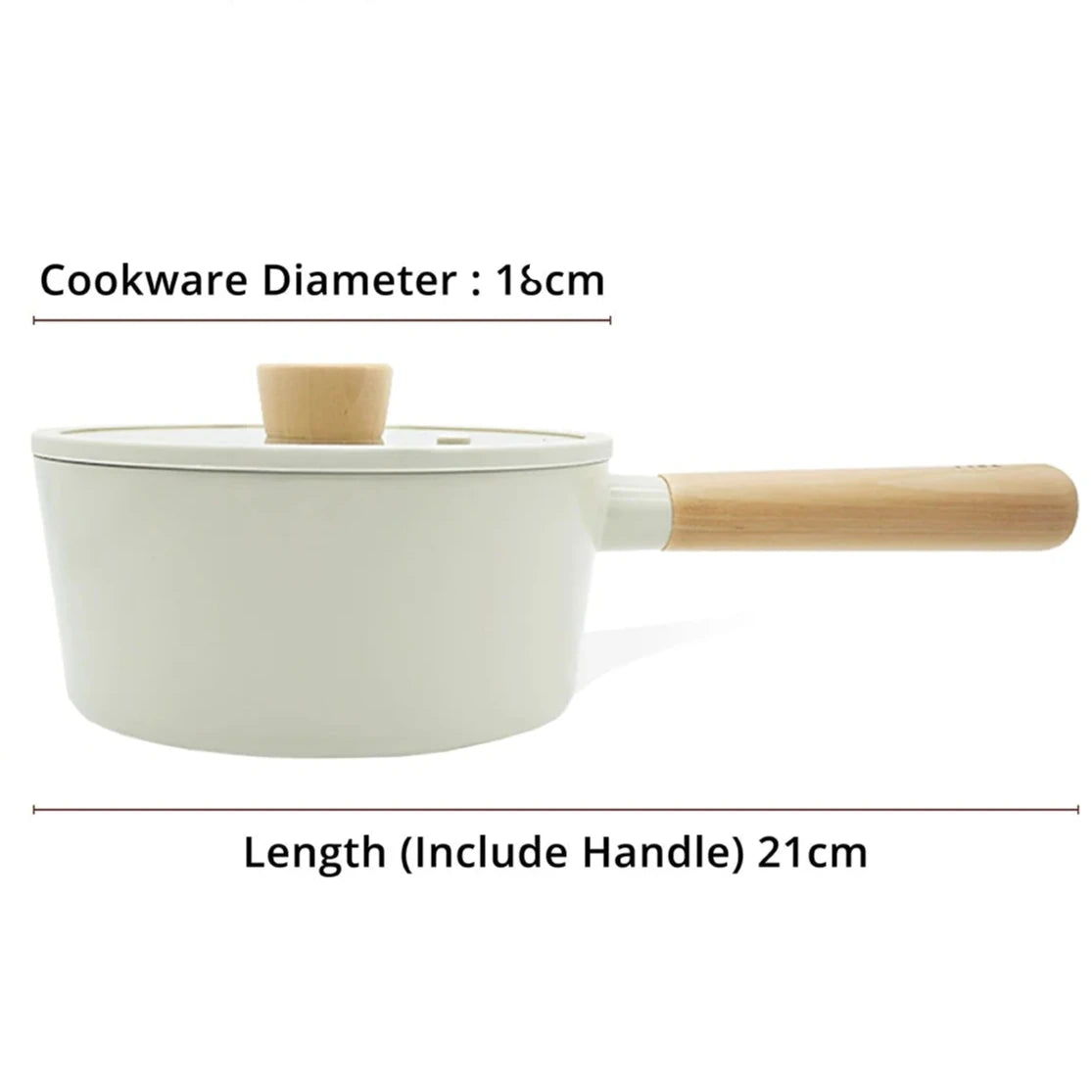 Moderna FIKA Cookware Set of 3 Pots, a Saucepan and a Wok