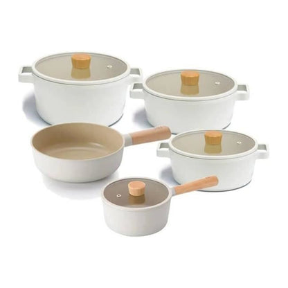 Moderna FIKA Cookware Set of 3 Pots, a Saucepan and a Wok