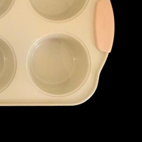 Mufi Non Stick 6 Cup Muffin Tray