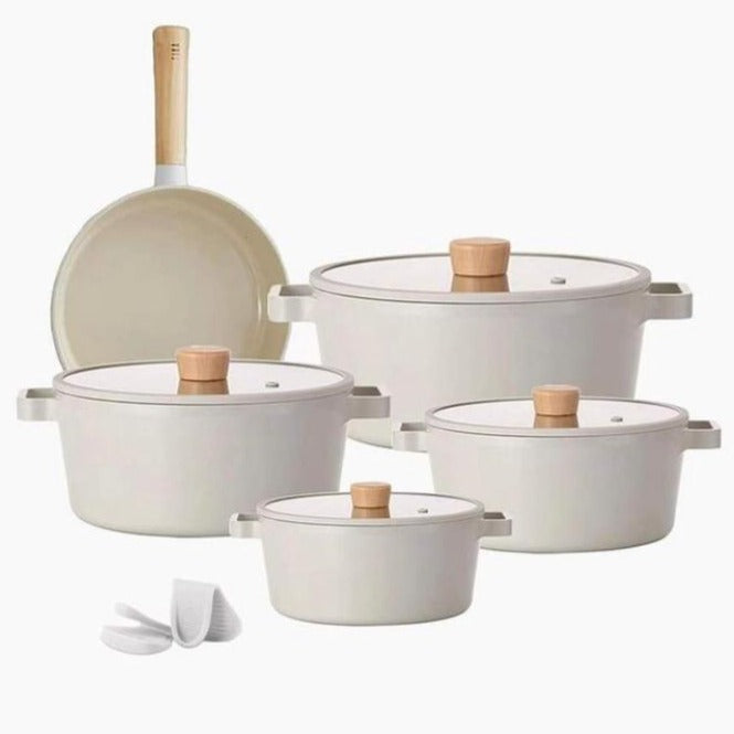 Moderna FIKA Cookware Set of 4 Pots and a Frypan