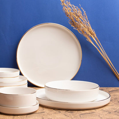 Neoclasik 30 Plate Modern Porcelain Dinner Set