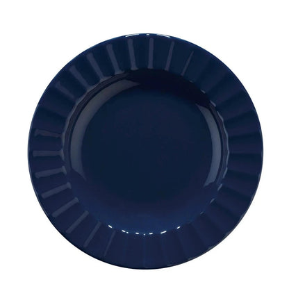 Turkmun Navy-Blue Dinner set of 24 pieces