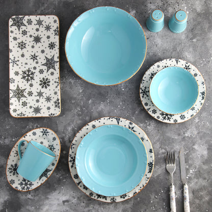 Jasmine 35 Pieces Dinner Set