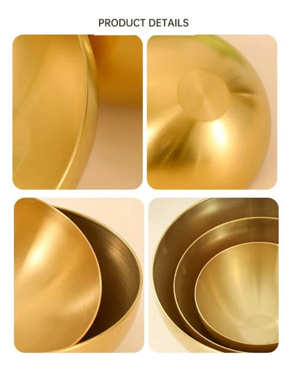 Goldenburg مجموعة أوعية خلط 3 قطع