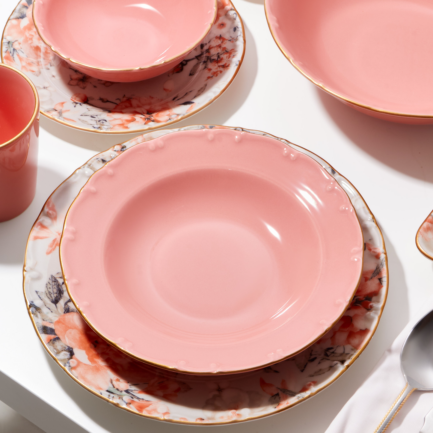 Jasmine 35 Pieces Dinner Set