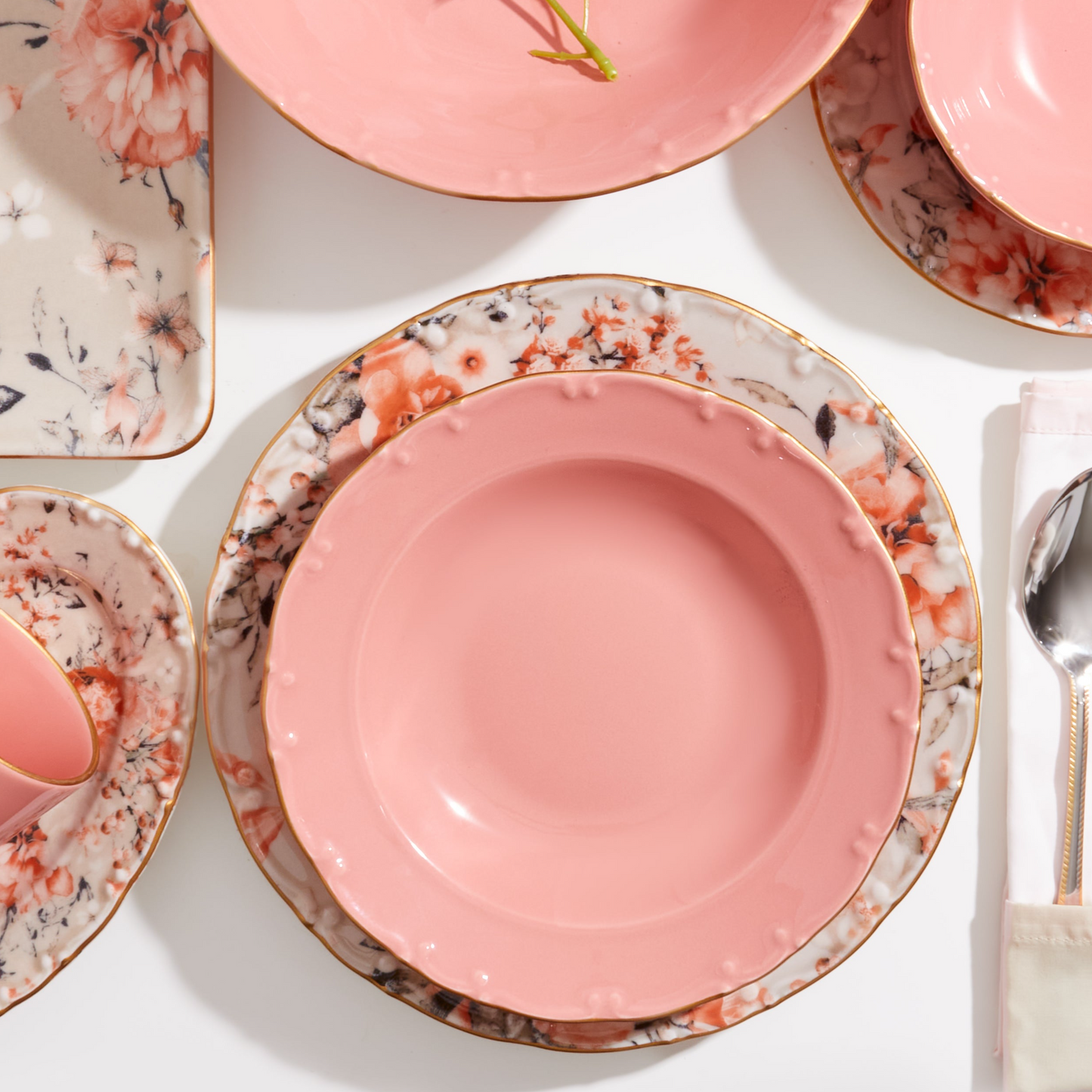 Jasmine 35 Pieces Dinner Set