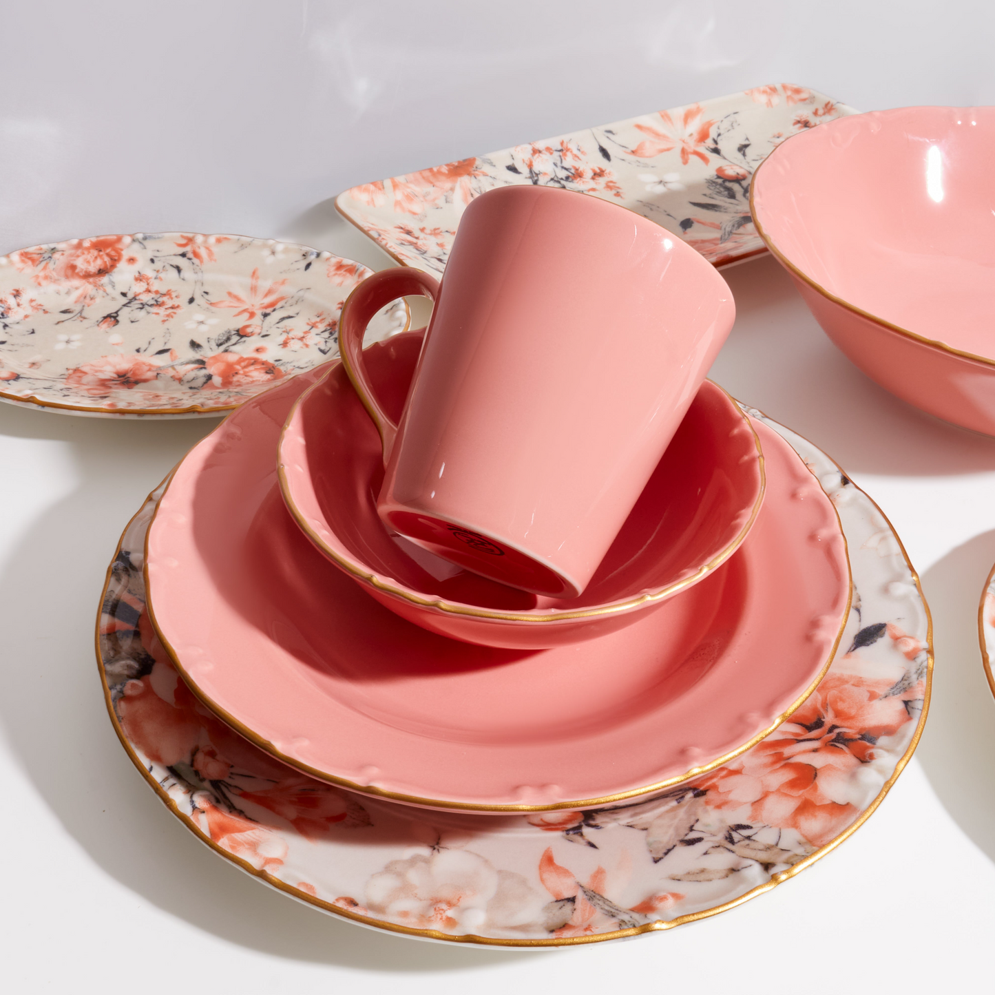 Jasmine 35 Pieces Dinner Set