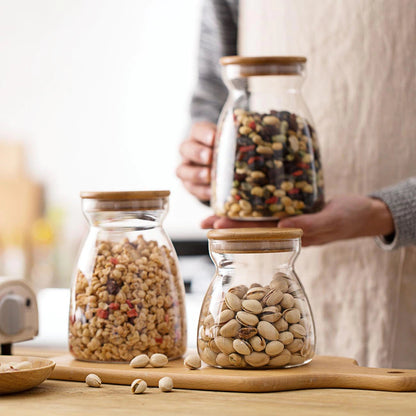 Clear 2 Size Glass Jars