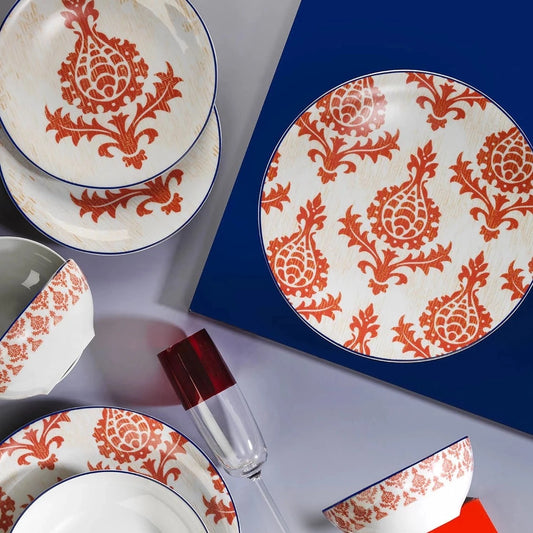 Redrigo dinner set 24 porcelain plates